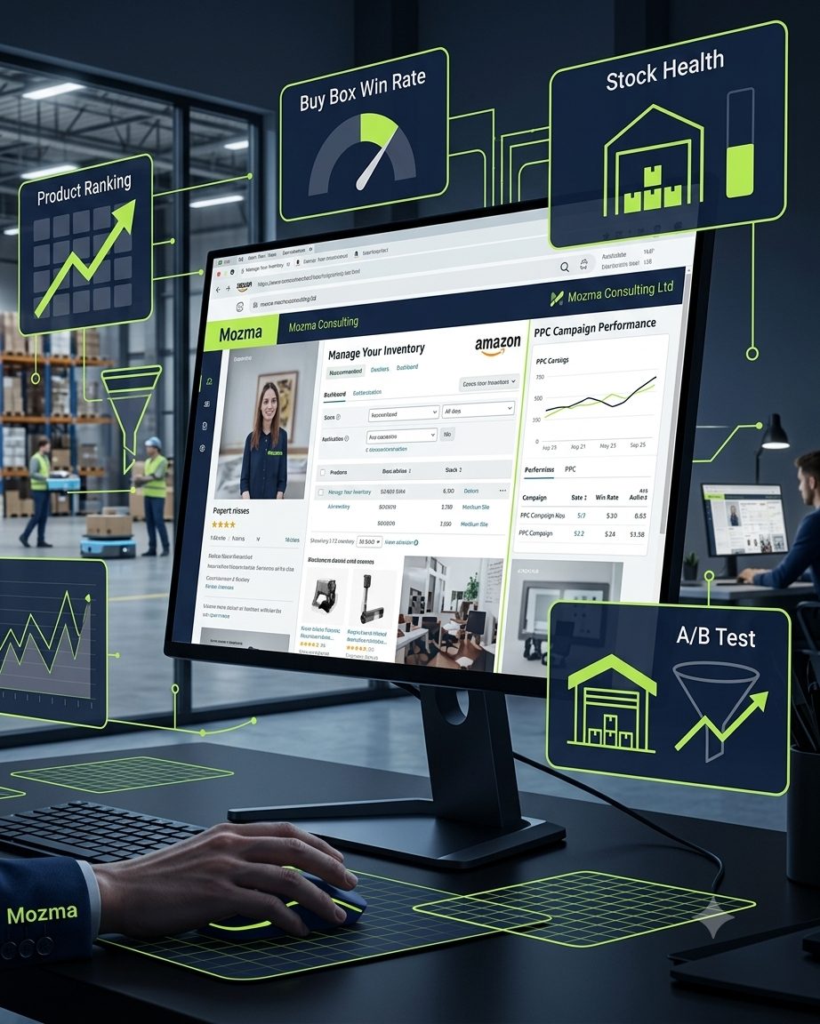 Amazon marketplace management dashboard