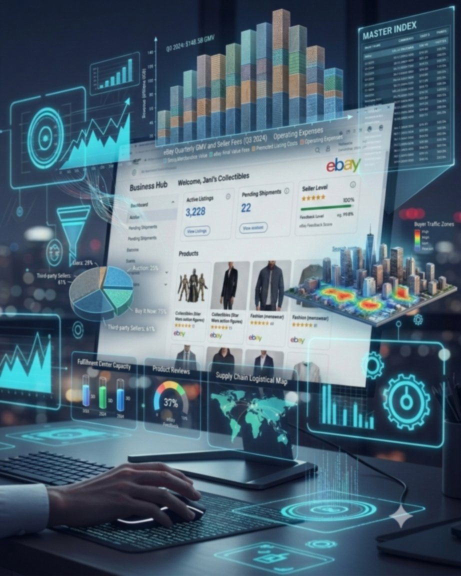 eBay store management dashboard