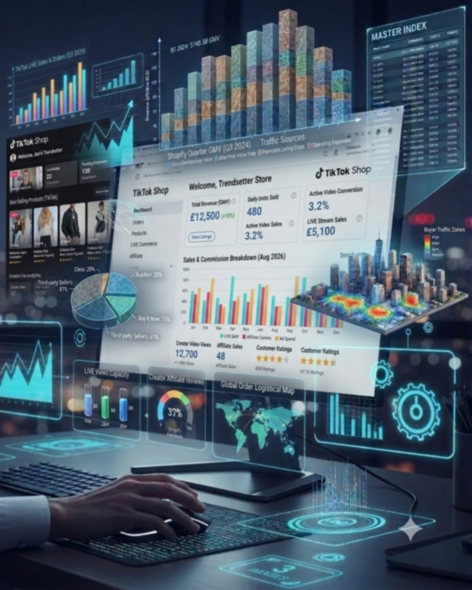 TikTok Shop management dashboard